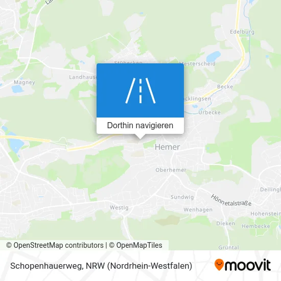 Schopenhauerweg Karte