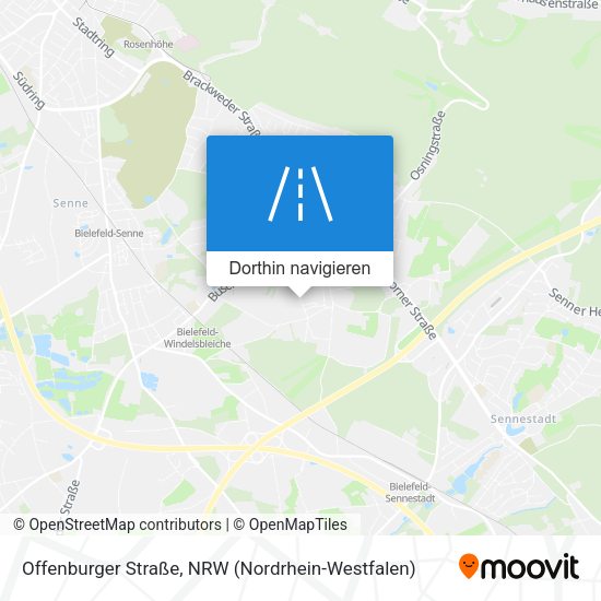 Offenburger Straße Karte