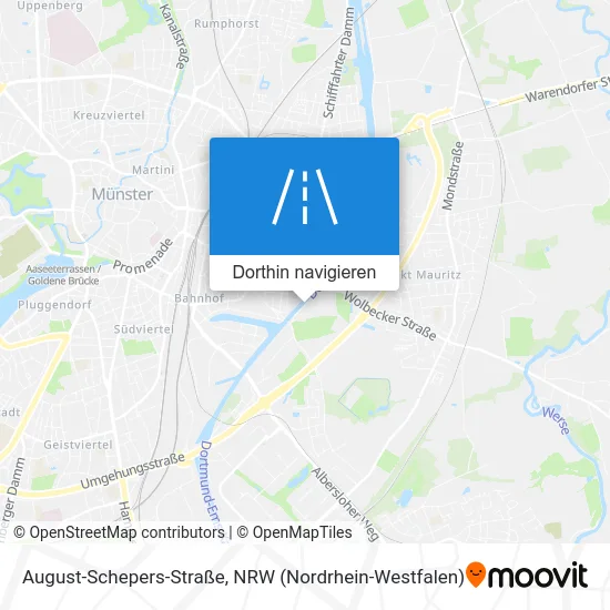 August-Schepers-Straße Karte
