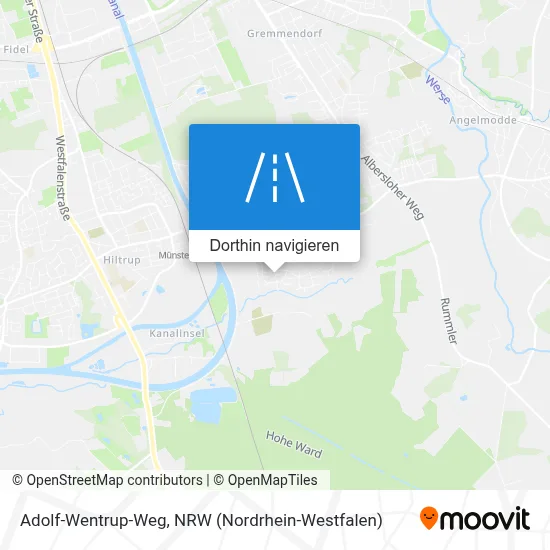 Adolf-Wentrup-Weg Karte