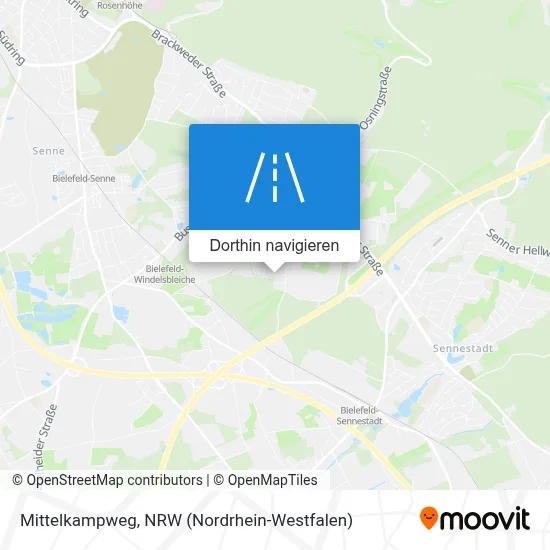 Mittelkampweg Karte