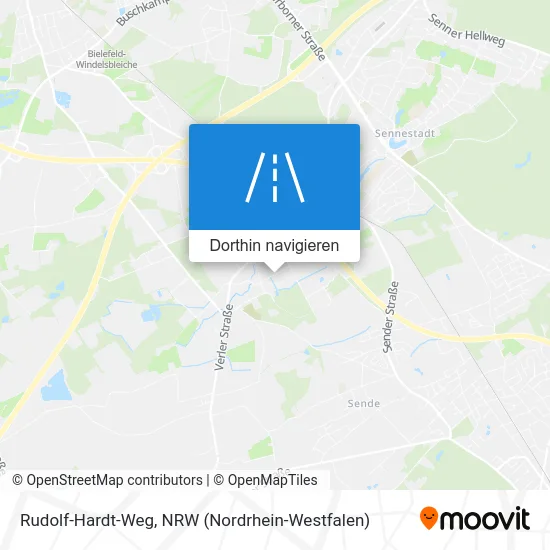 Rudolf-Hardt-Weg Karte
