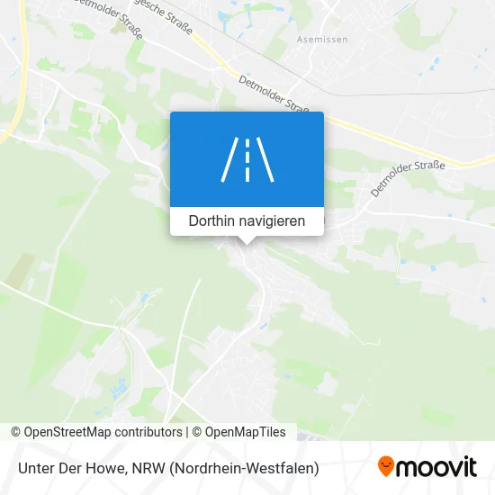 Unter Der Howe Karte