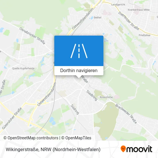 Wikingerstraße Karte