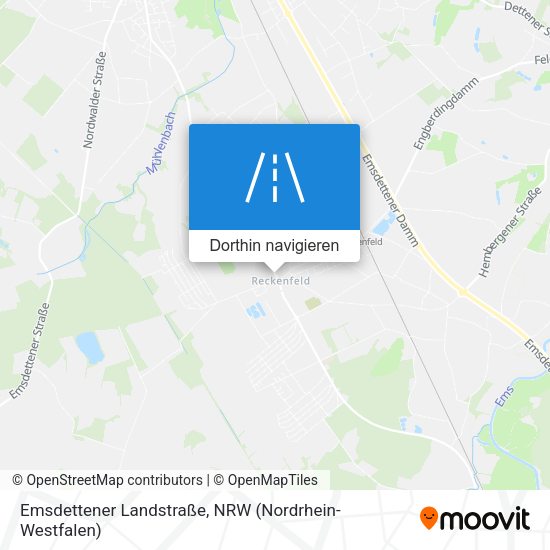 Emsdettener Landstraße Karte