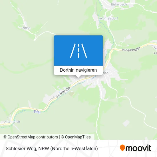 Schlesier Weg Karte