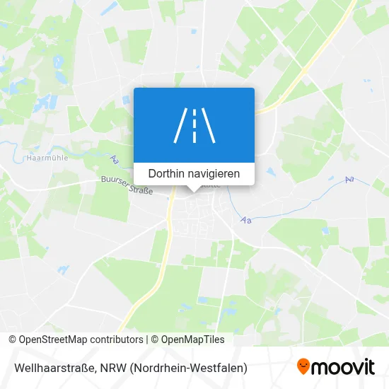 Wellhaarstraße Karte