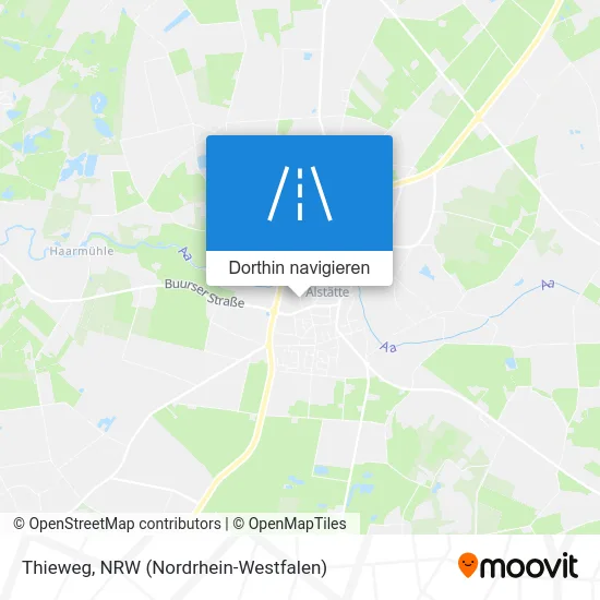 Thieweg Karte