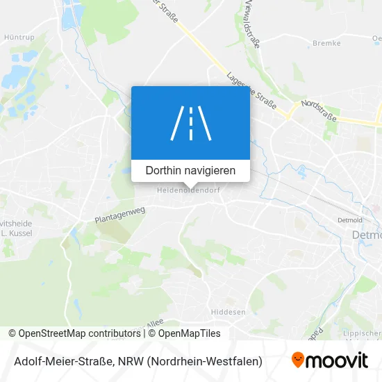 Adolf-Meier-Straße Karte