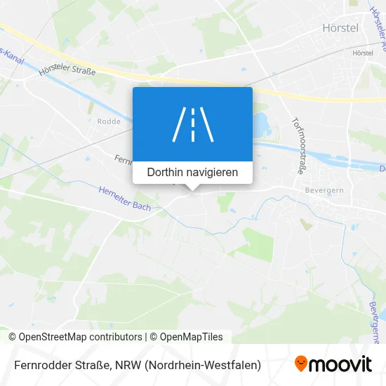 Fernrodder Straße Karte