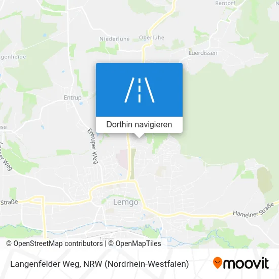 Langenfelder Weg Karte