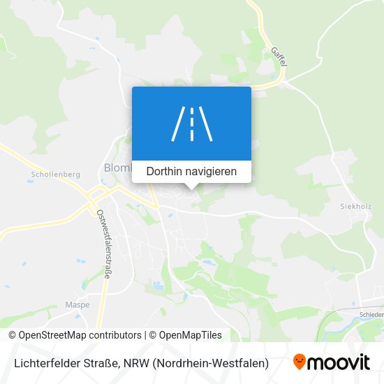 Lichterfelder Straße Karte