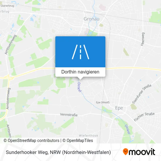 Sunderhooker Weg Karte