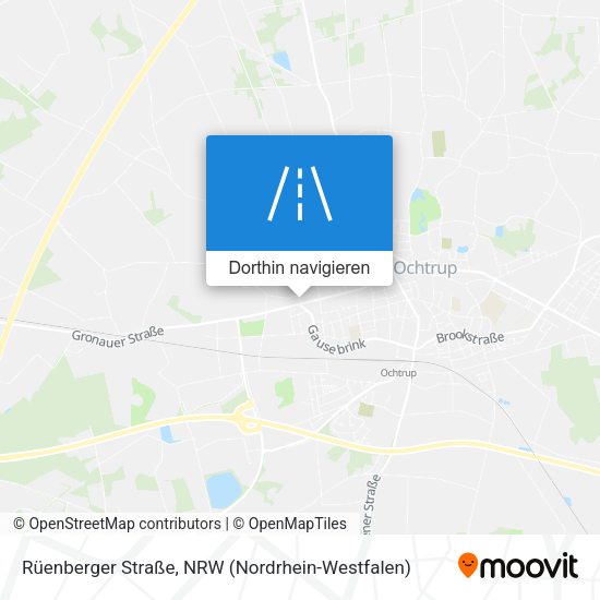 Rüenberger Straße Karte
