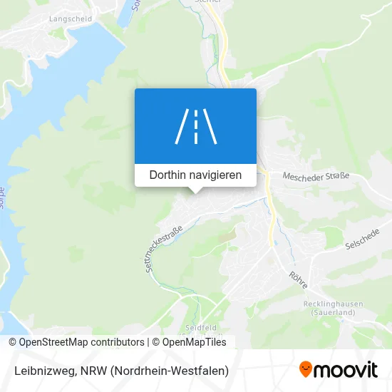 Leibnizweg Karte