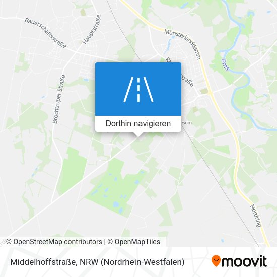 Middelhoffstraße Karte