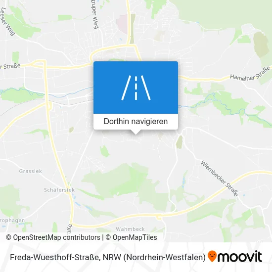 Freda-Wuesthoff-Straße Karte