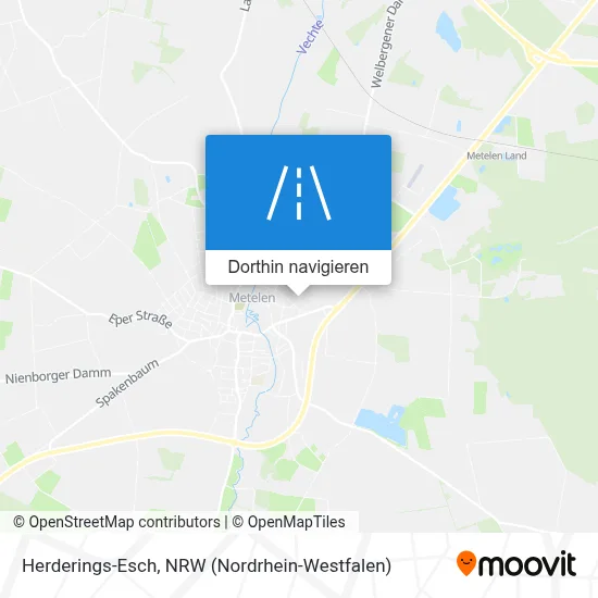 Herderings-Esch Karte