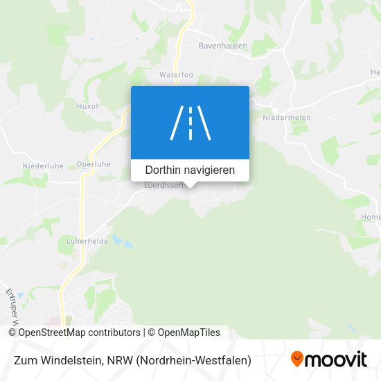 Zum Windelstein Karte