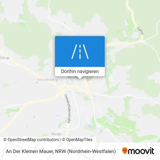 An Der Kleinen Mauer Karte