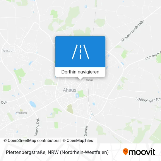 Plettenbergstraße Karte
