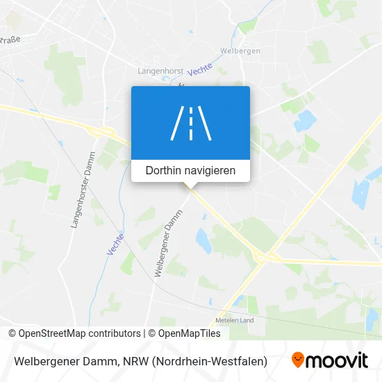 Welbergener Damm Karte