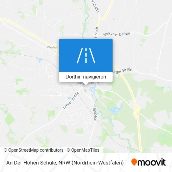 An Der Hohen Schule Karte