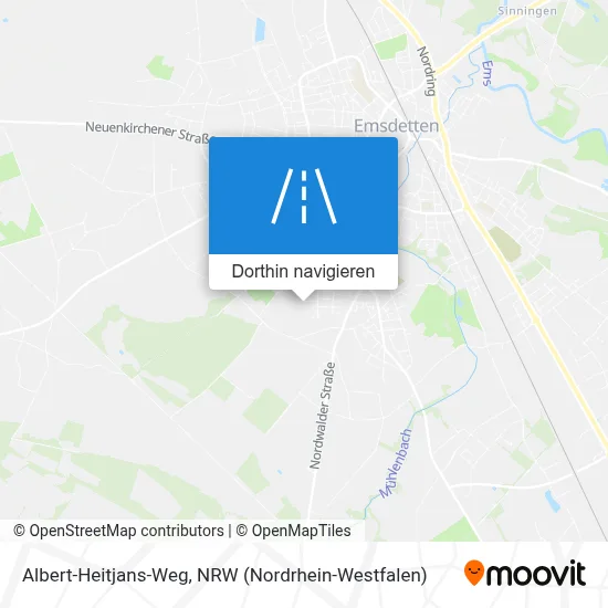 Albert-Heitjans-Weg Karte