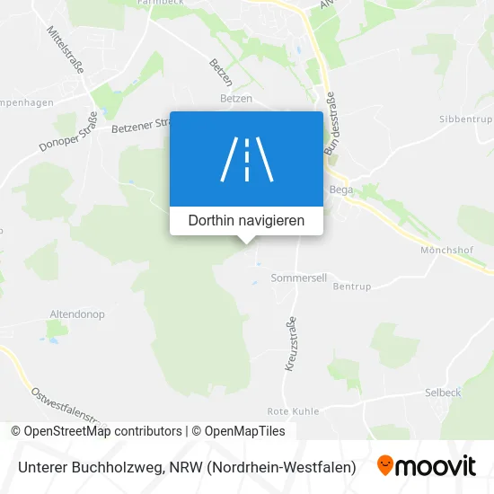 Unterer Buchholzweg Karte