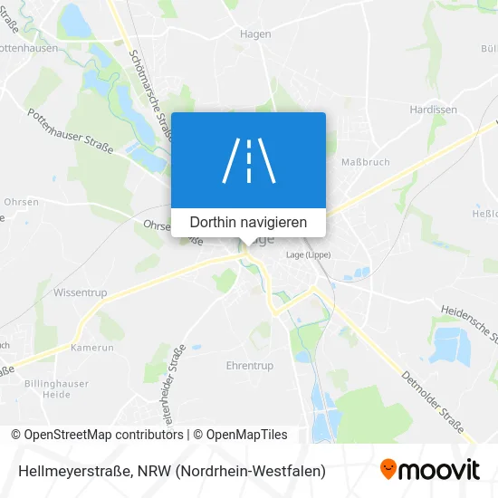 Hellmeyerstraße Karte