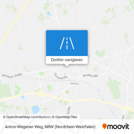 Anton-Wegener-Weg Karte
