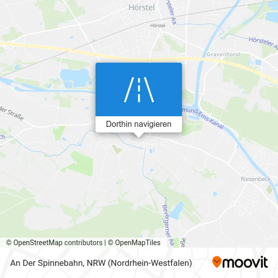 An Der Spinnebahn Karte