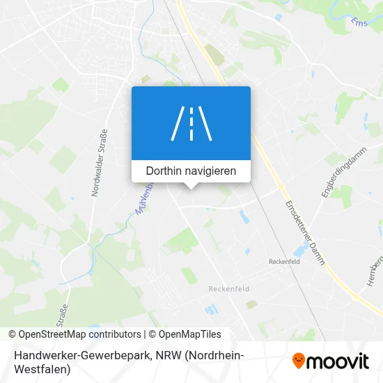 Handwerker-Gewerbepark Karte