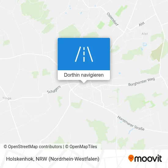 Holskenhok Karte