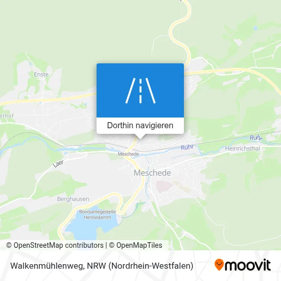 Walkenmühlenweg Karte