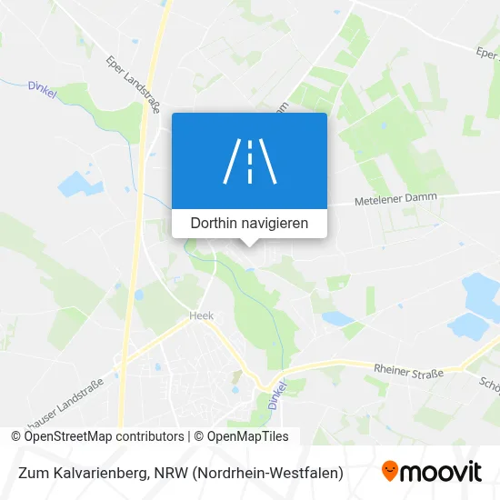 Zum Kalvarienberg Karte