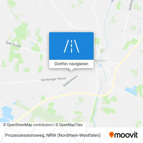 Prozessessionsweg Karte