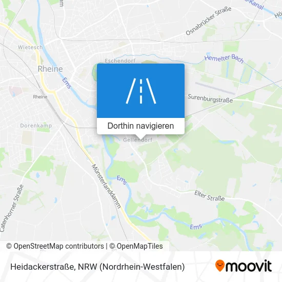 Heidackerstraße Karte