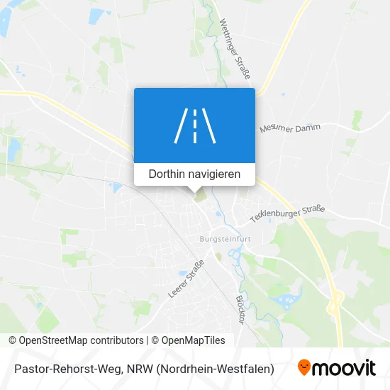 Pastor-Rehorst-Weg Karte