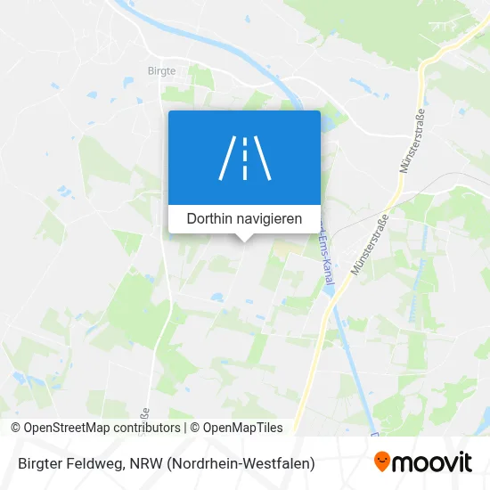 Birgter Feldweg Karte