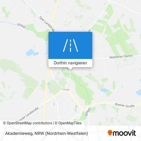 Akademieweg Karte