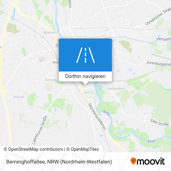 Berninghoffallee Karte