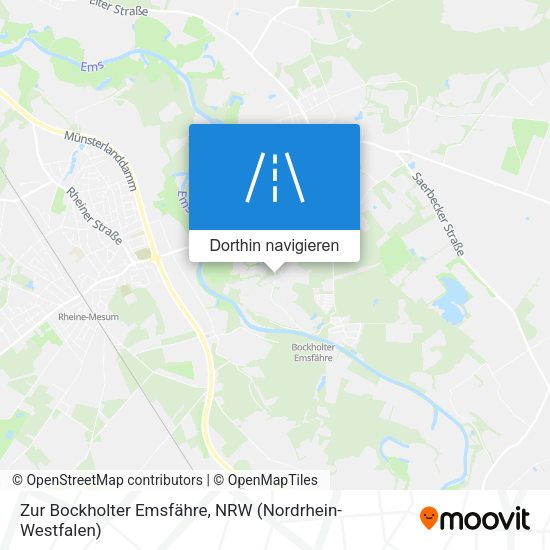 Zur Bockholter Emsfähre Karte