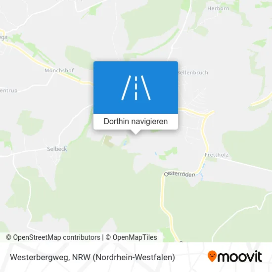 Westerbergweg Karte