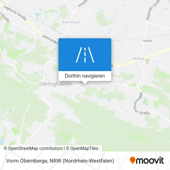 Vorm Obernberge Karte