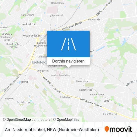 Am Niedermühlenhof Karte