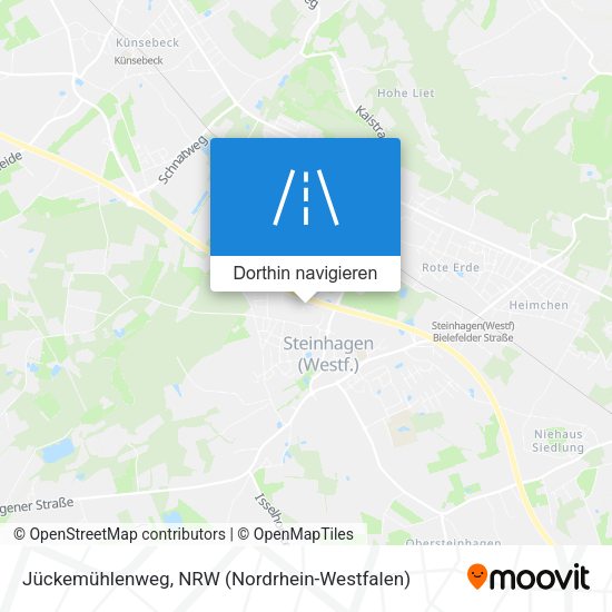 Jückemühlenweg Karte