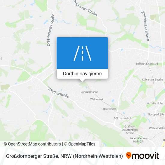 Großdornberger Straße Karte