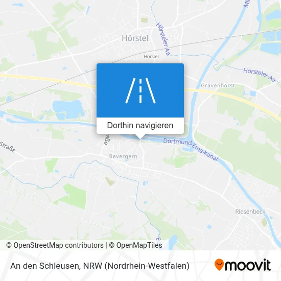 An den Schleusen Karte