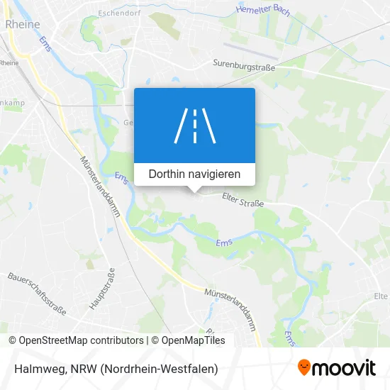 Halmweg Karte